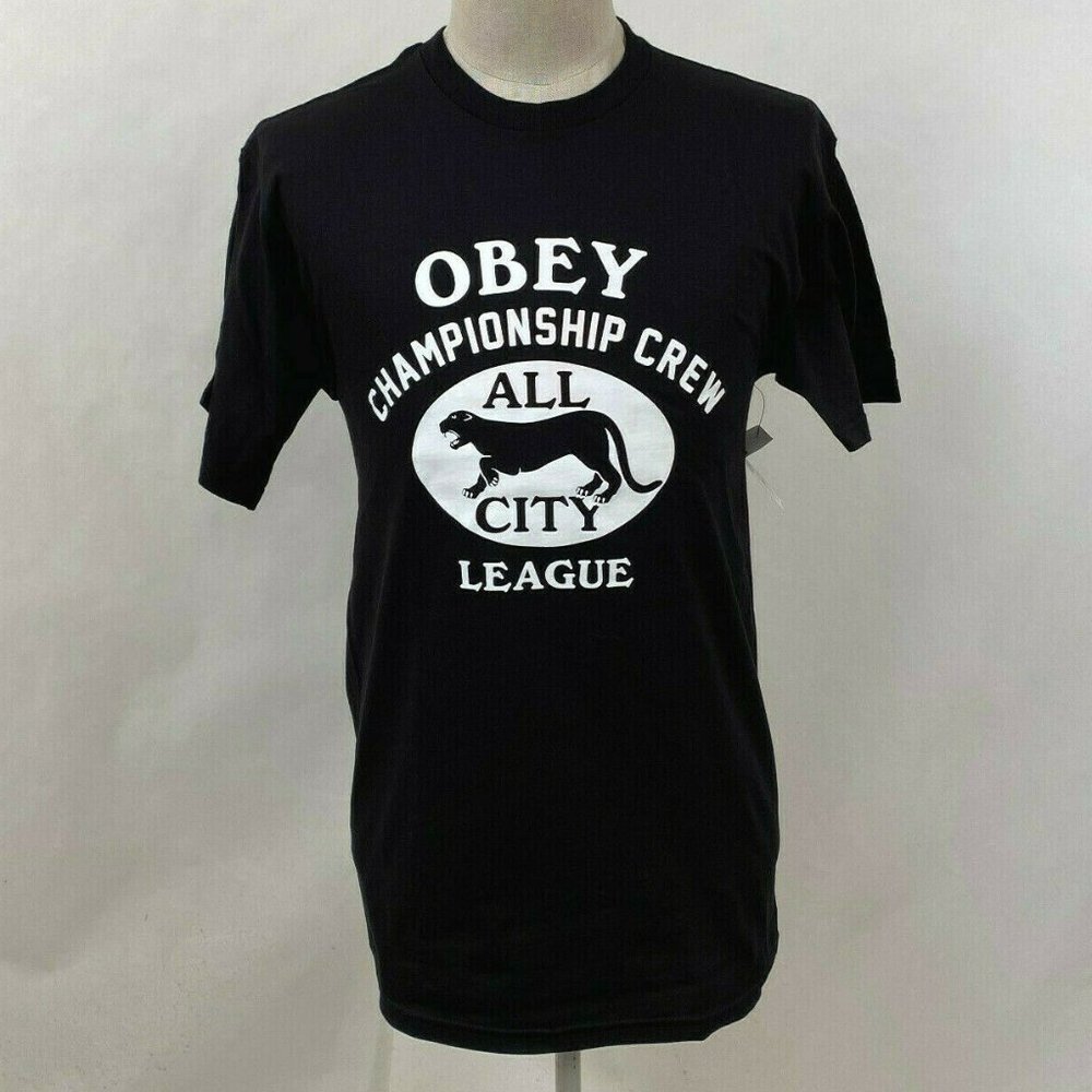 Obey T-Shirt "All City Panther" Black